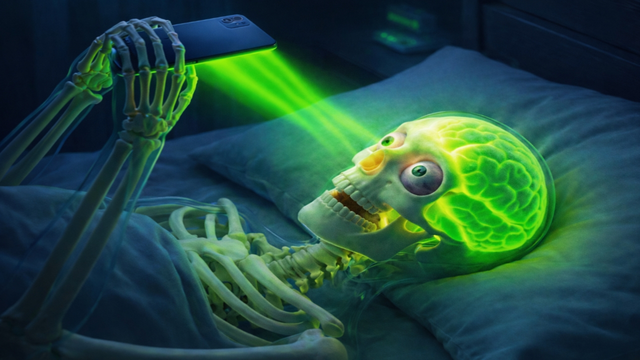 sleep with your phone